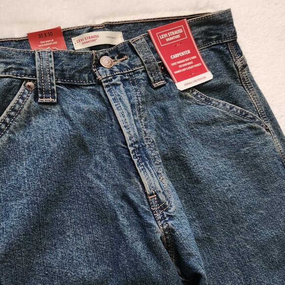 Levi Strauss Signature Carpenter Pants, Men's 30 x 30, NWT, Boot Cut Hammer Loop - Picture 6 of 15